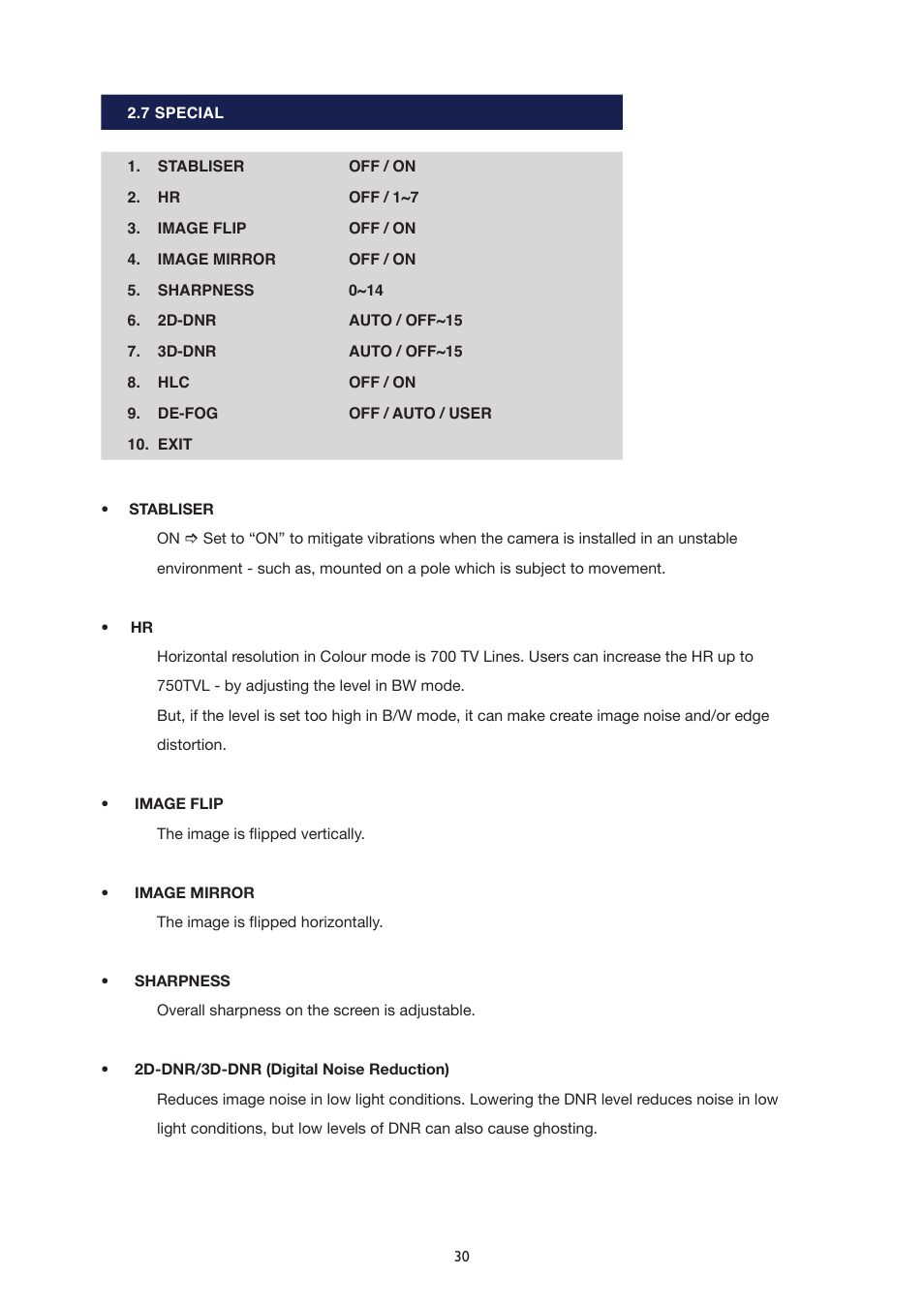 IC Realtime The Sentinal WDR 36x Optical Zoom, 32x Digital Zoom IR PTZ Camera User Manual | Page 30 / 47