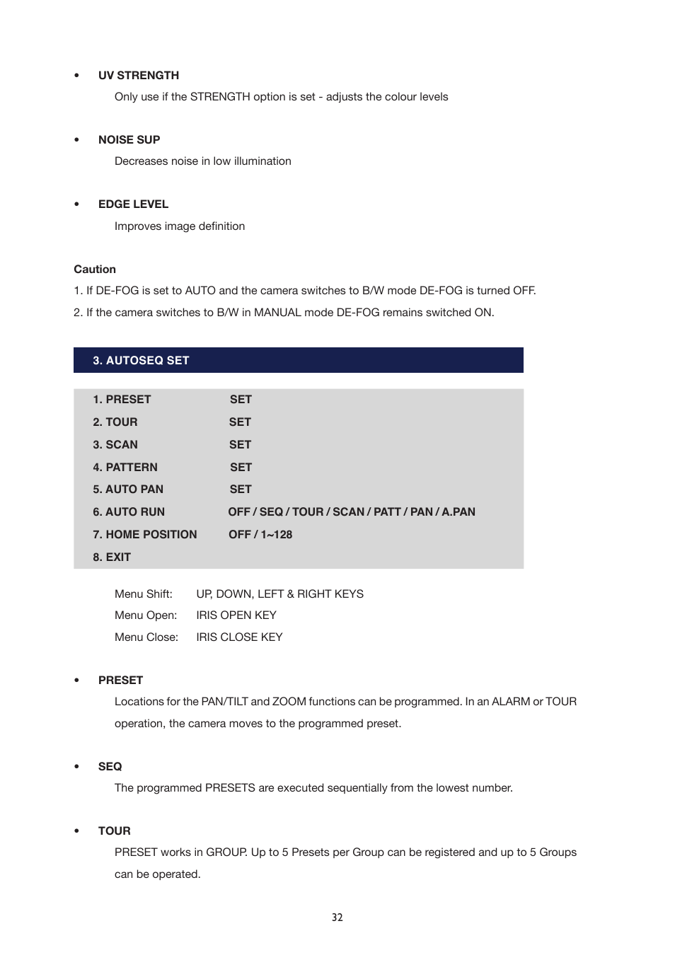 IC Realtime The Sentinal WDR 36x Optical Zoom, 32x Digital Zoom IR PTZ Camera User Manual | Page 32 / 47