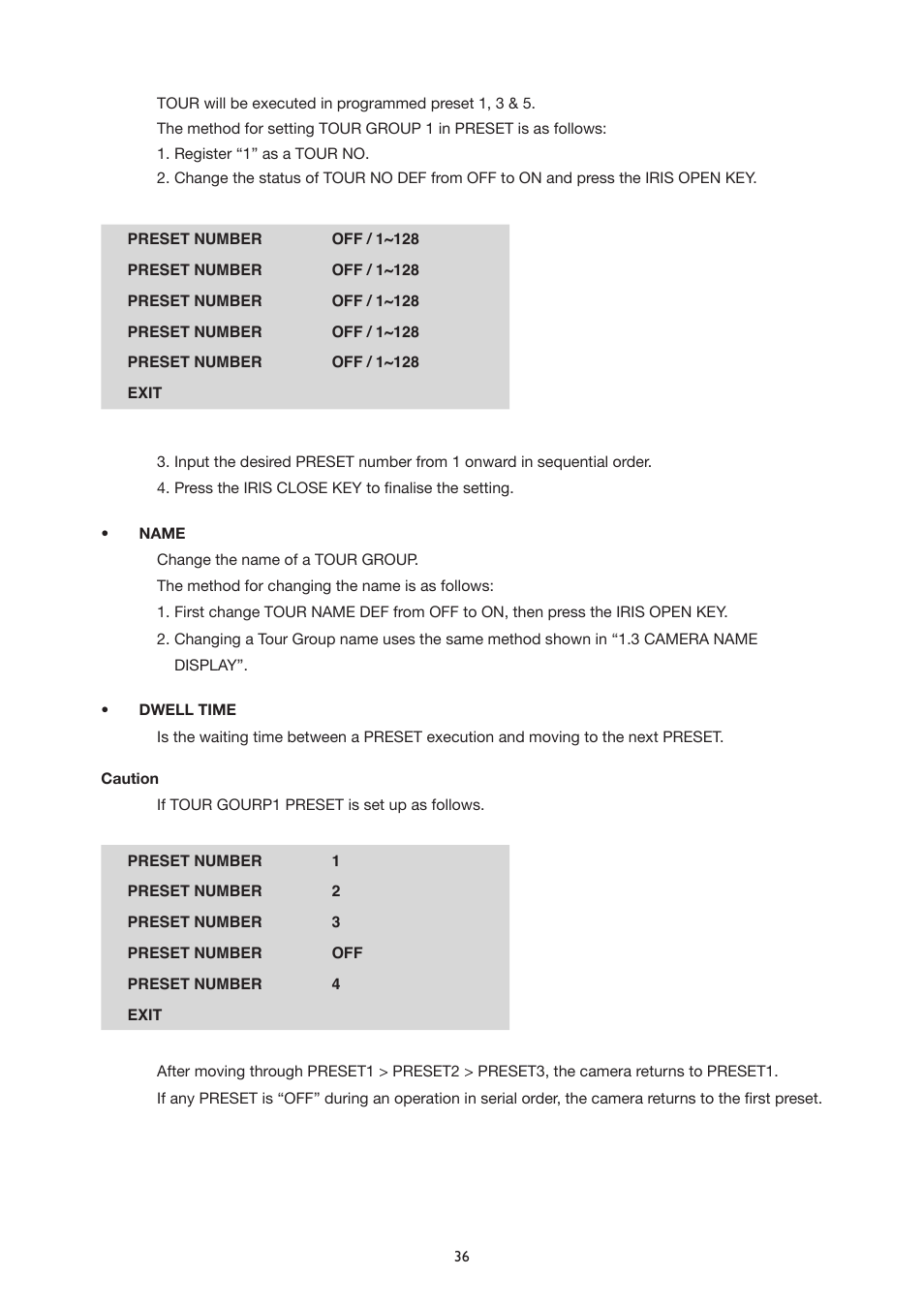 IC Realtime The Sentinal WDR 36x Optical Zoom, 32x Digital Zoom IR PTZ Camera User Manual | Page 36 / 47