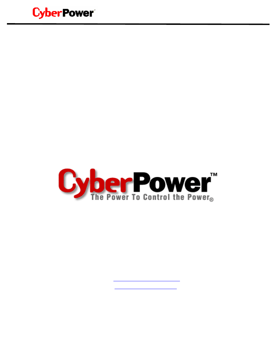 CyberPower Systems PR1500 User Manual | Page 18 / 18