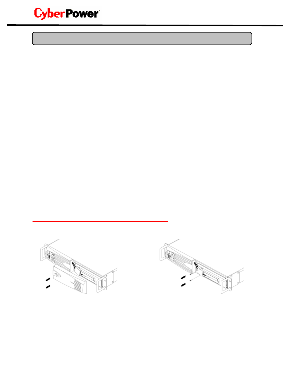 Battery replacement | CyberPower Systems PR1500 User Manual | Page 8 / 18