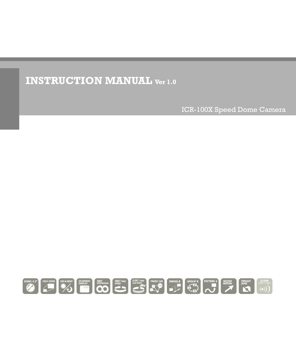 IC Realtime 480TVL Super Night Vision Outdoor AF 22X Zoom Camera (ICR200X) User Manual | 46 pages