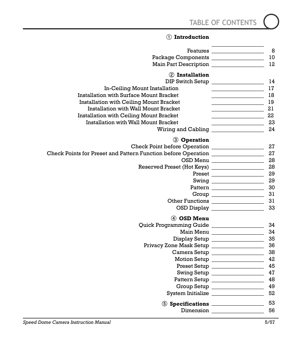 IC Realtime 480TVL Super Night Vision Outdoor AF 22X Zoom Camera (ICR200X) User Manual | Page 5 / 46