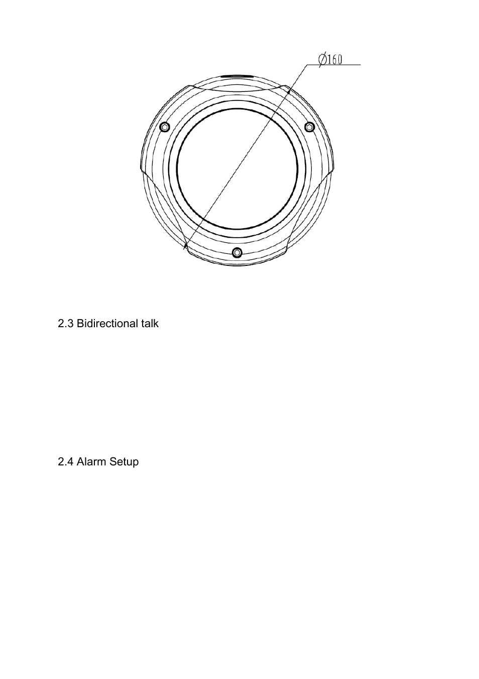 3 bidirectional talk, 4 alarm setup | IC Realtime 3.0 MegaPixel 3.3-12mm VF IR Vandal IP Dome with SD & POE (ICIP3000DVIR) User Manual | Page 19 / 33