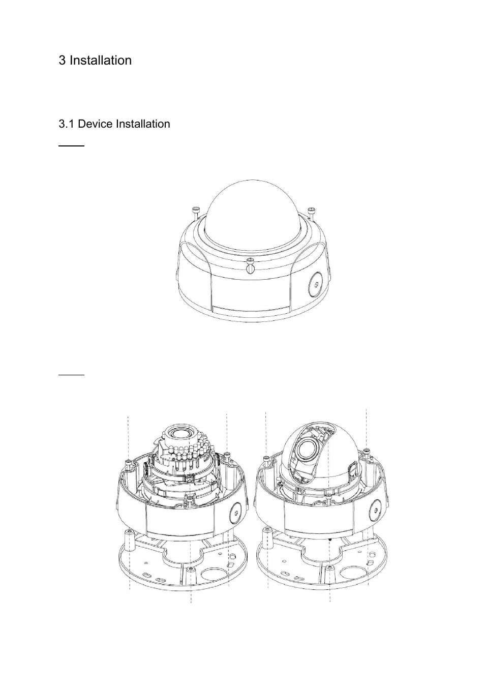 3 installation | IC Realtime 3.0 MegaPixel 3.3-12mm VF IR Vandal IP Dome with SD & POE (ICIP3000DVIR) User Manual | Page 21 / 33