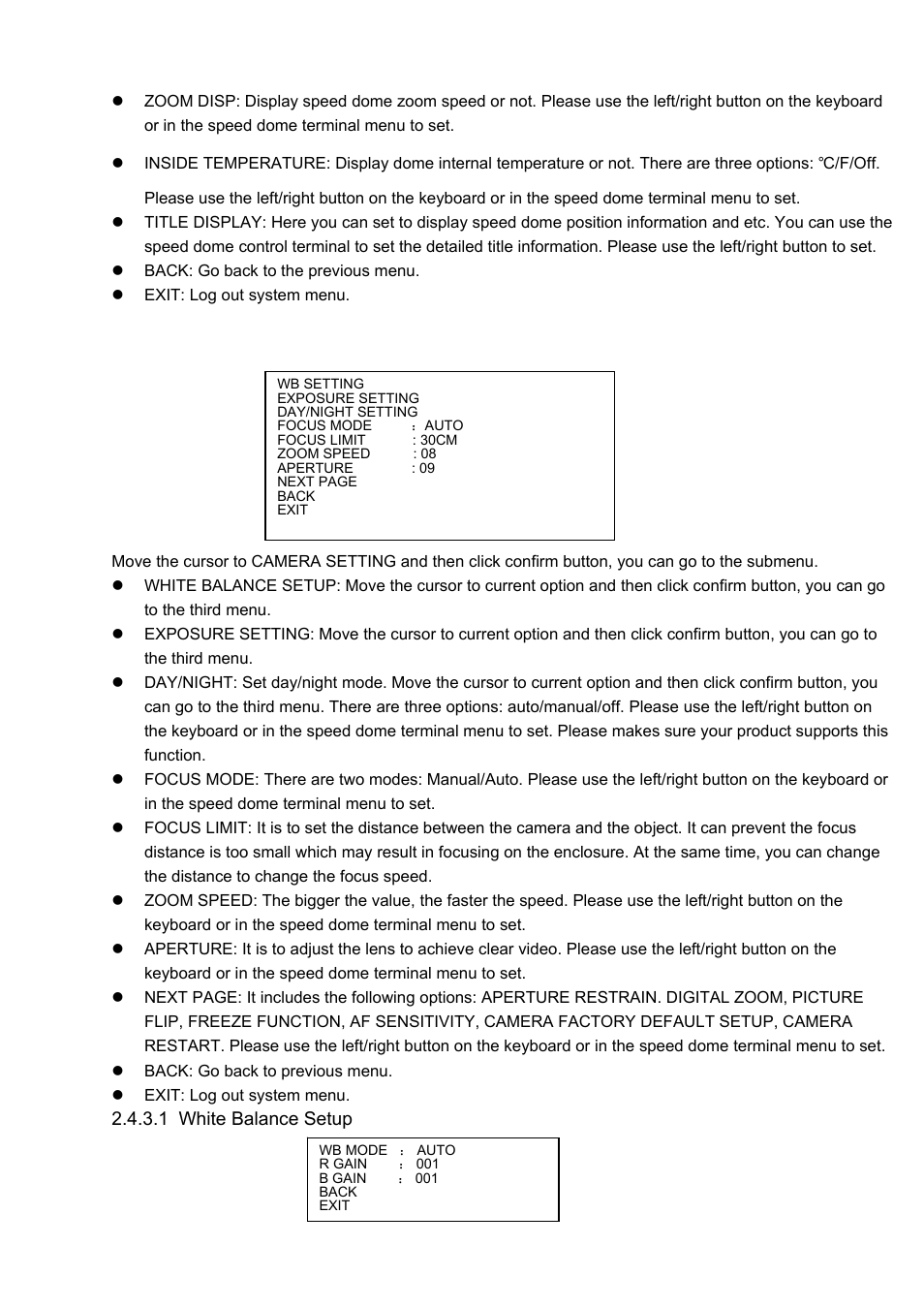 IC Realtime 1.3 Megapixel 18X PTZ Network Camera (ICIPMP1801S) User Manual | Page 15 / 33