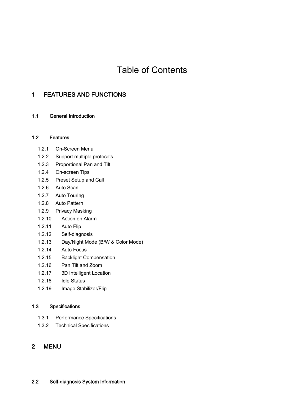 IC Realtime 1.3 Megapixel 18X PTZ Network Camera (ICIPMP1801S) User Manual | Page 2 / 33