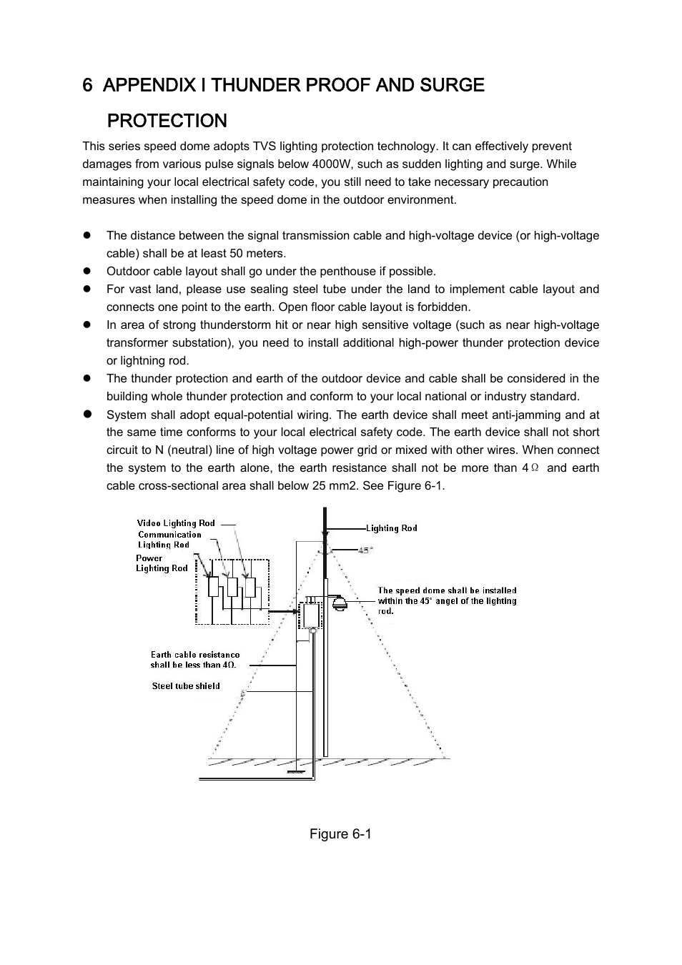 6 appendix Ⅰ thunder proof and surge protection | IC Realtime 2 Megapixel Mini Network PTZ Dome Camera (ICIPP2012S) User Manual | Page 24 / 30