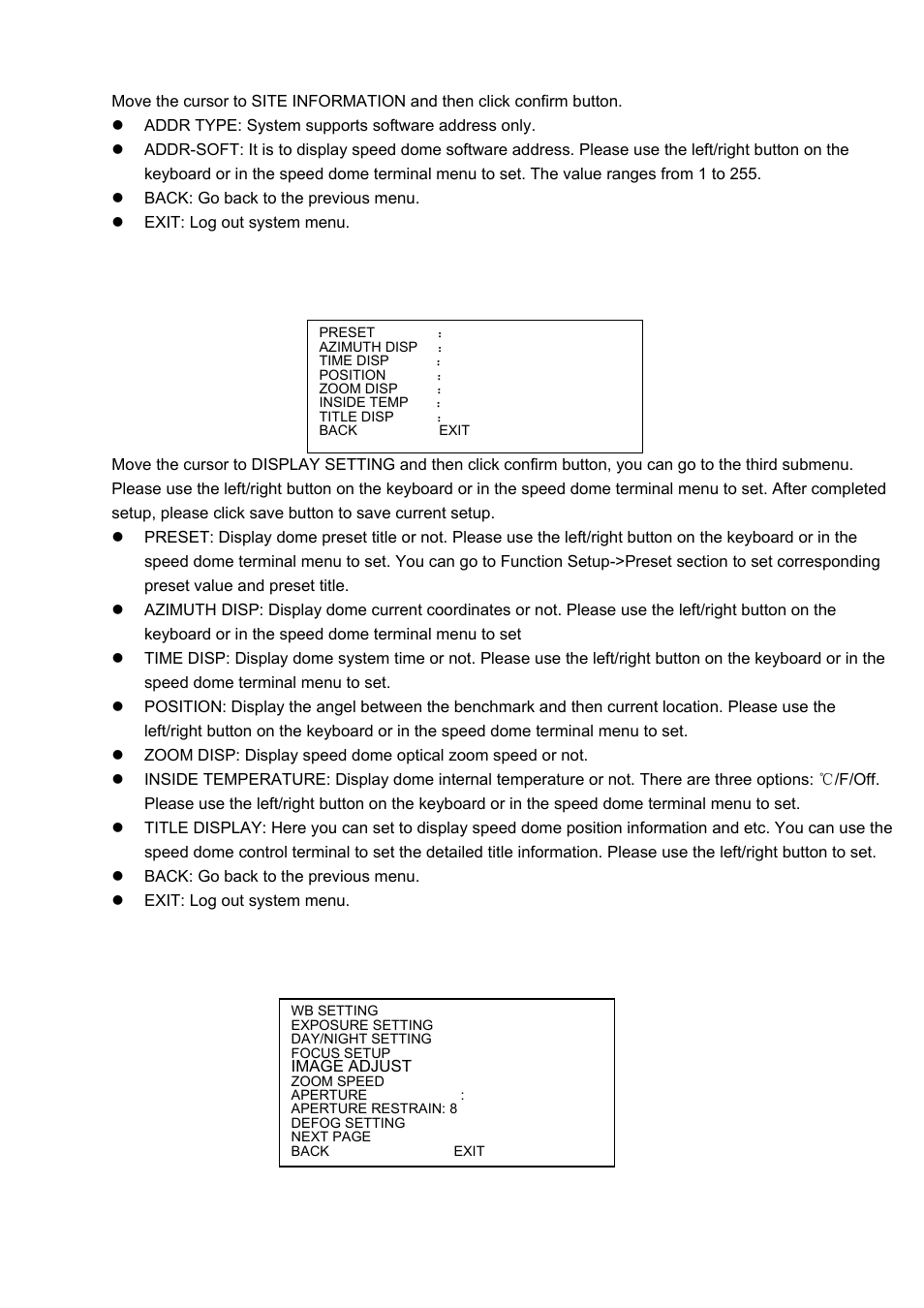 IC Realtime 1.3 Megapixel 18X PTZ Network Camera with Up-to 300 ft IR (ICIPMP1808IR) User Manual | Page 18 / 38