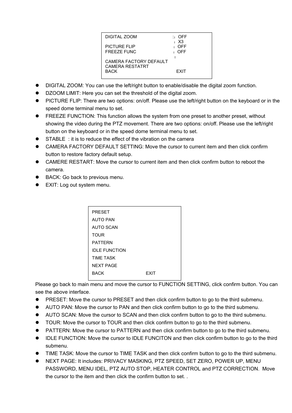 IC Realtime 1.3 Megapixel 18X PTZ Network Camera with Up-to 300 ft IR (ICIPMP1808IR) User Manual | Page 24 / 38
