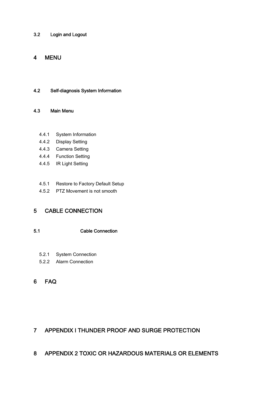 IC Realtime 1.3 Megapixel 18X PTZ Network Camera with Up-to 300 ft IR (ICIPMP1808IR) User Manual | Page 3 / 38