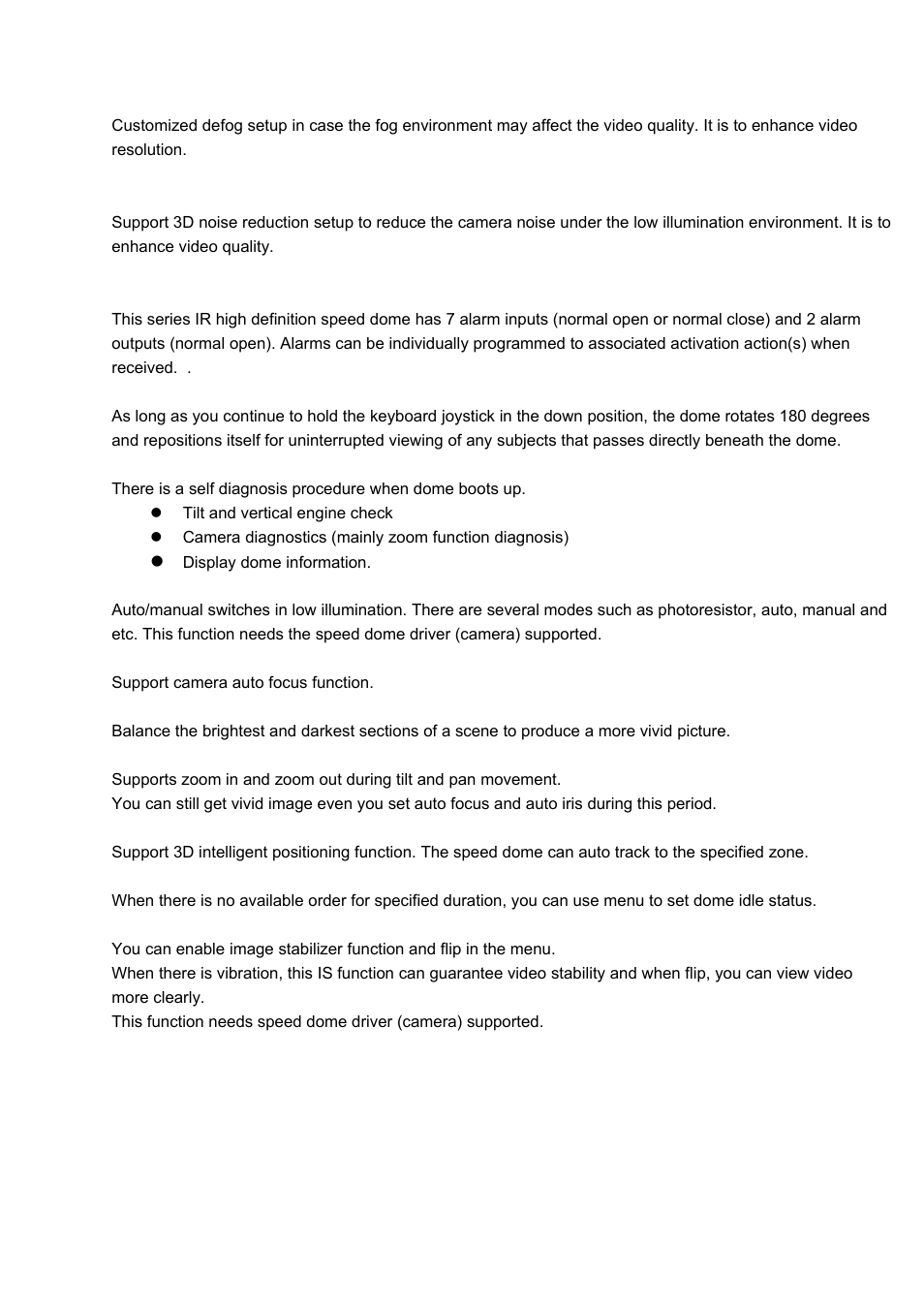IC Realtime 1.3 Megapixel 18X PTZ Network Camera with Up-to 300 ft IR (ICIPMP1808IR) User Manual | Page 8 / 38