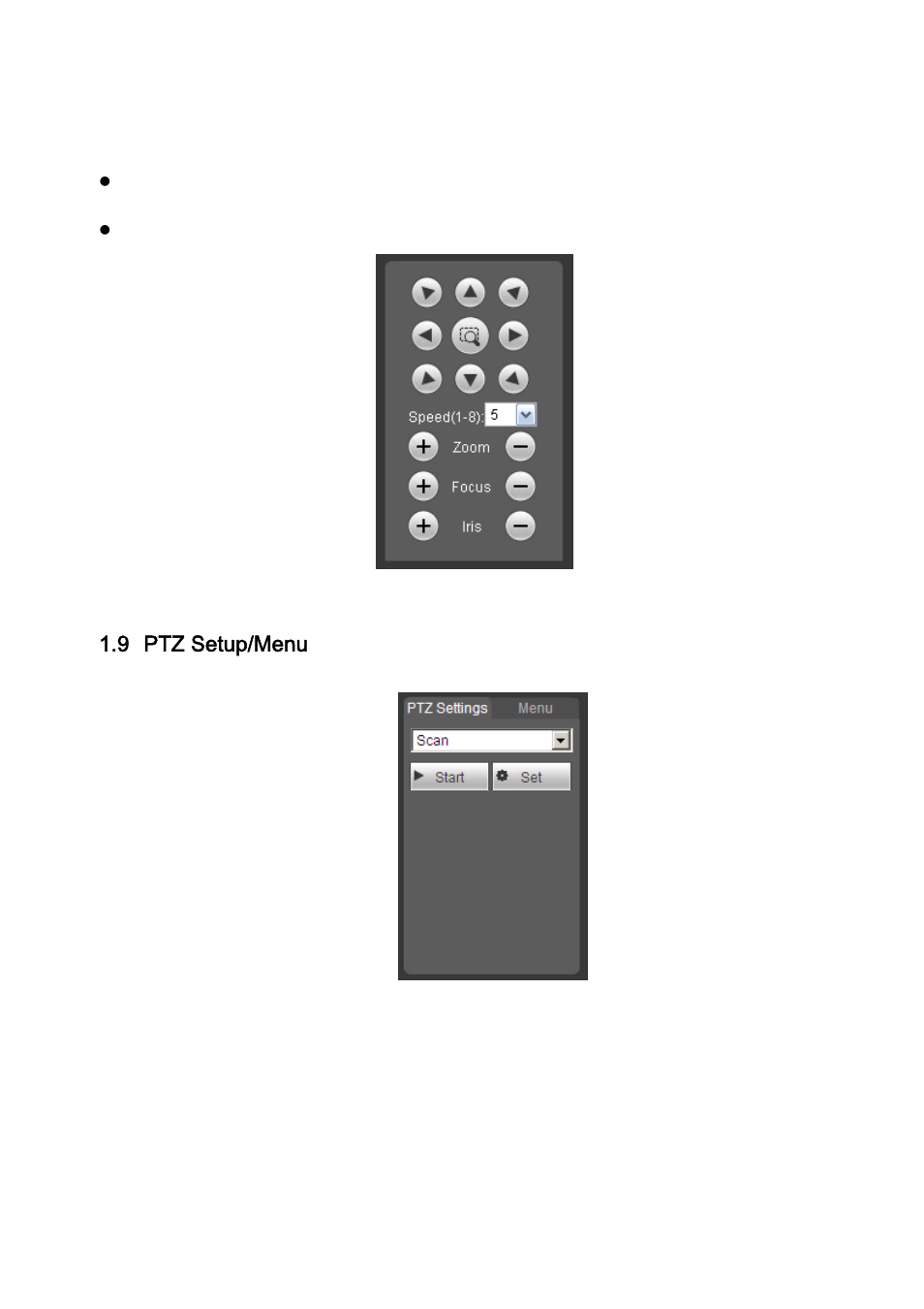 9 ptz setup/menu | IC Realtime 2 Megapixel Full HD 20x Optical Network PTZ Camera IP66 300 ft IR (ICIP2001HDIR) User Manual | Page 11 / 63