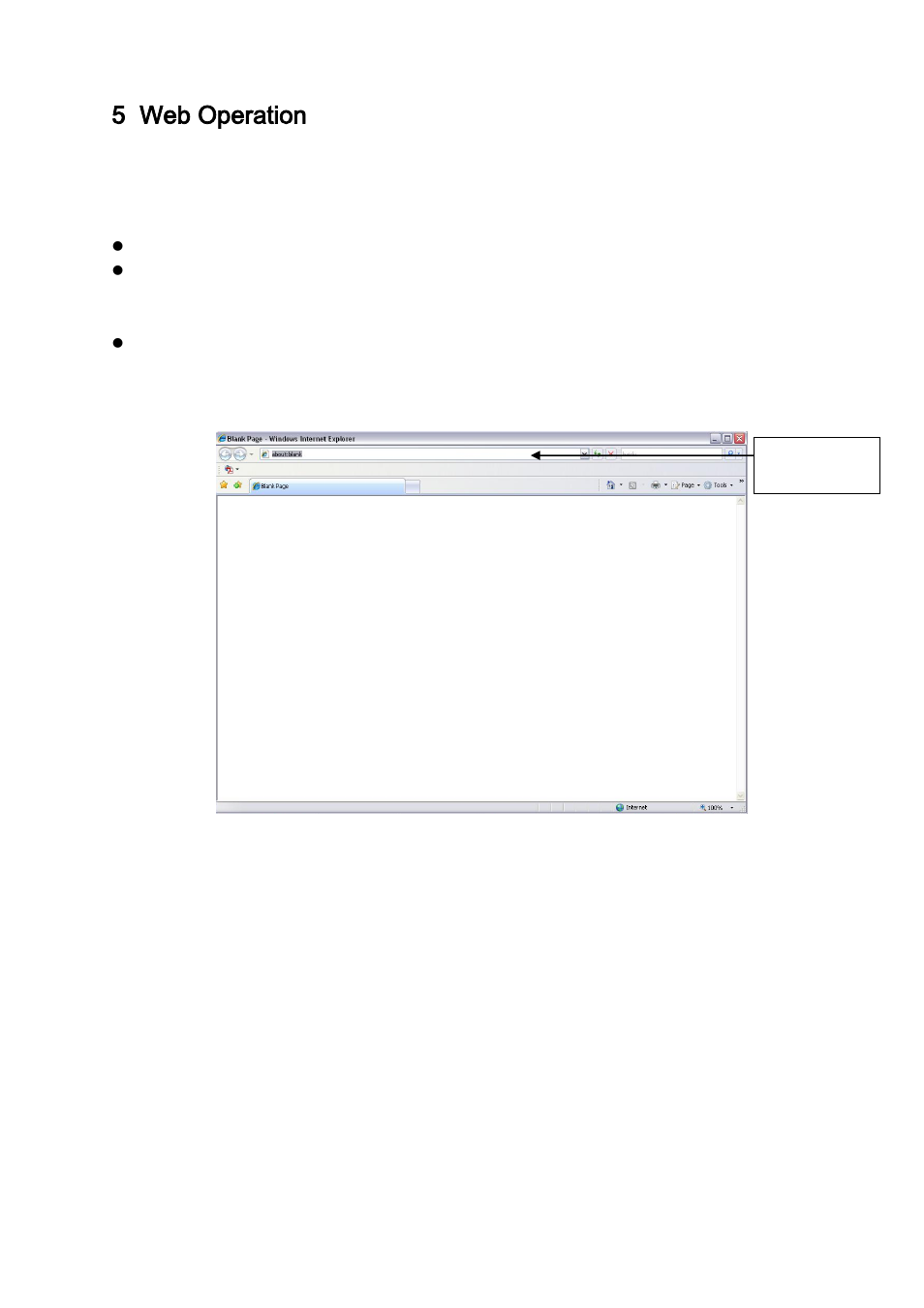 Web operation, Network connection, Login and main interface | 5 web operation | IC Realtime 1.3 MegaPixel Full HD Vandal Proof IP Bullet Camera with IR & POE (ICIPB1300) User Manual | Page 15 / 19
