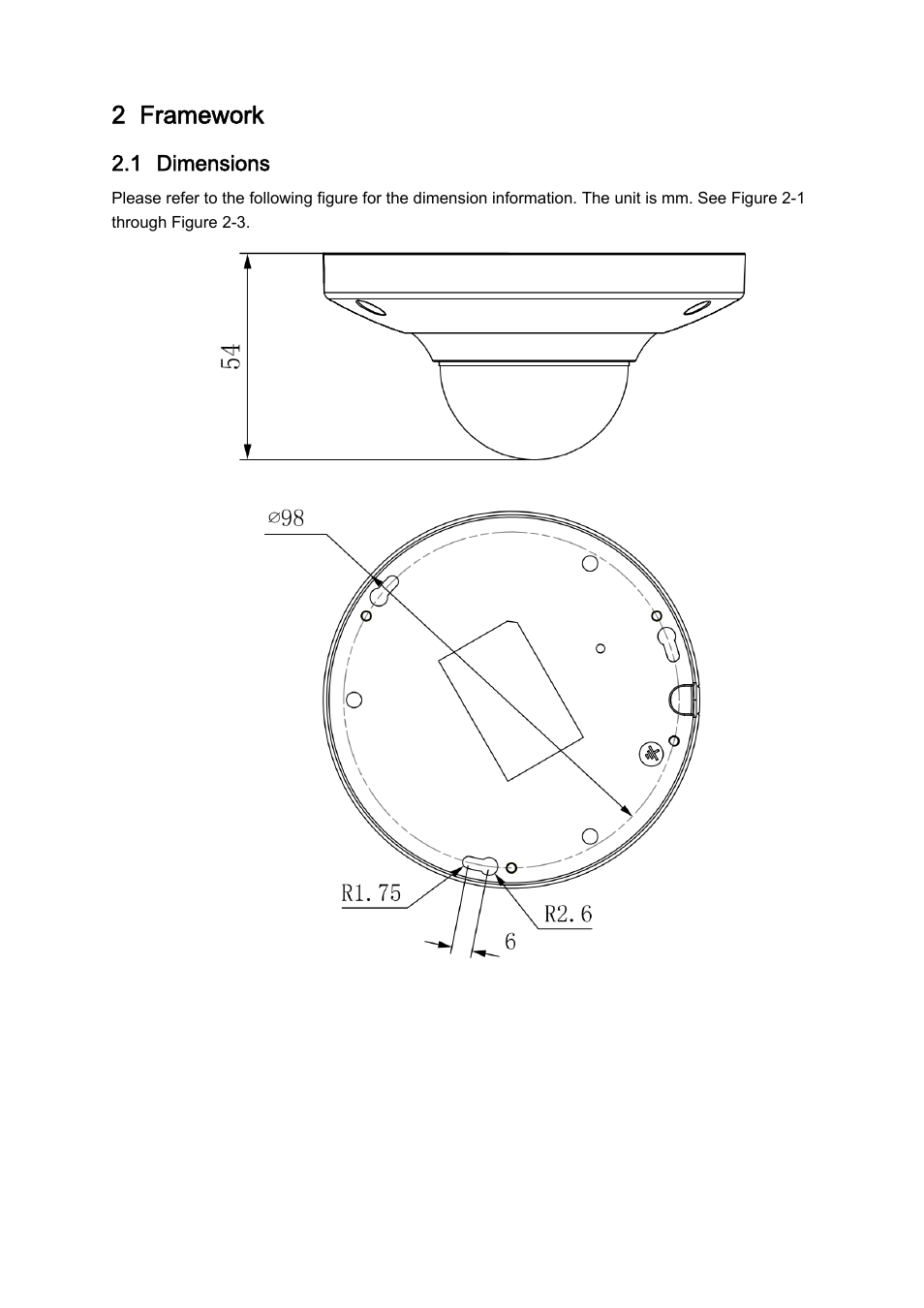 2 framework | IC Realtime 2 Megapixel Full HD Network Mini Dome Camera (ICIPD2000) User Manual | Page 14 / 27