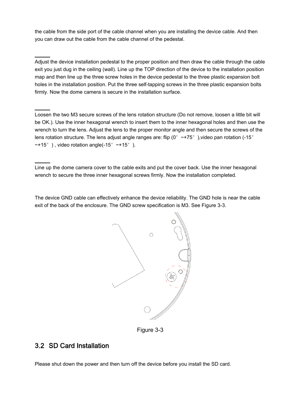 2 sd card installation | IC Realtime 2 Megapixel Full HD Network Mini Dome Camera (ICIPD2000) User Manual | Page 18 / 27