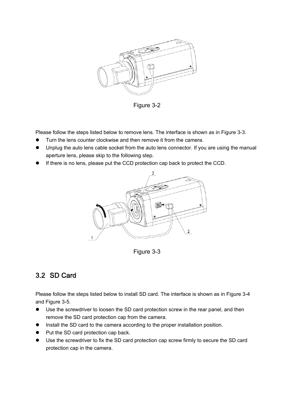 2 sd card | IC Realtime 2 MegaPixel Full HD IP Box Camara (ICIPS2000) User Manual | Page 28 / 41