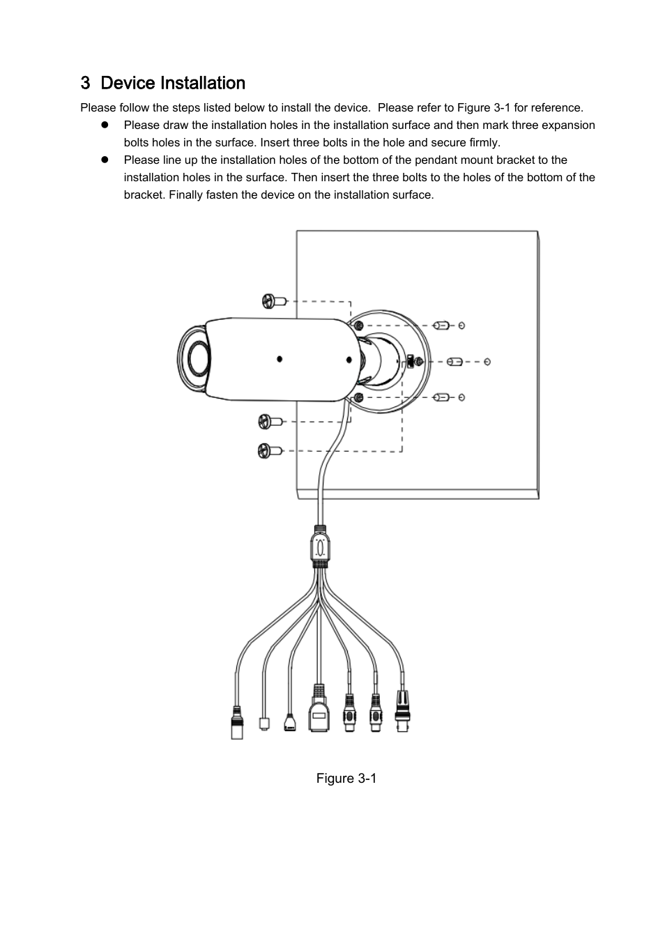 3 device installation | IC Realtime 2 MegaPixel 3.3-12mm VF Full HD Vandal Proof IP Bullet Camera with IR & POE (ICIPB2000) User Manual | Page 20 / 28