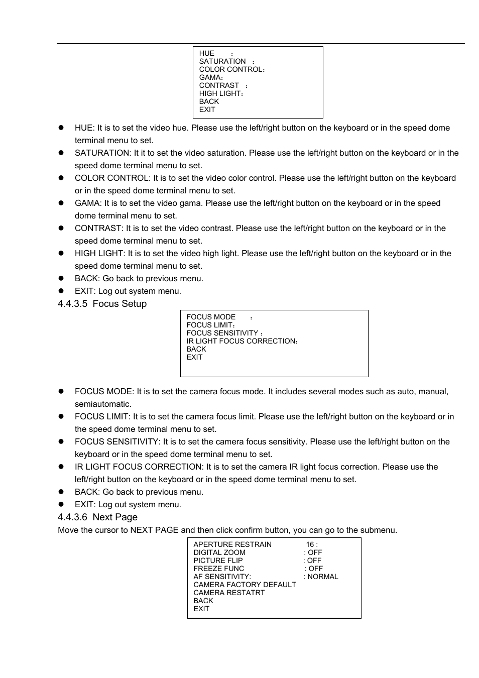 IC Realtime 2Mp Full HD 20x/30x Network PTZ Dome Camera (ICIP2001HD) User Manual | Page 24 / 39