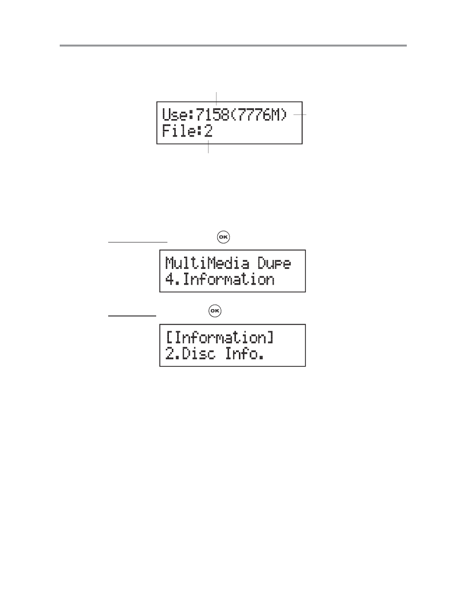 Ii. function introduction, 2. disc information, 3. system information | ILY All-in-One Duplicator User Manual | Page 15 / 43