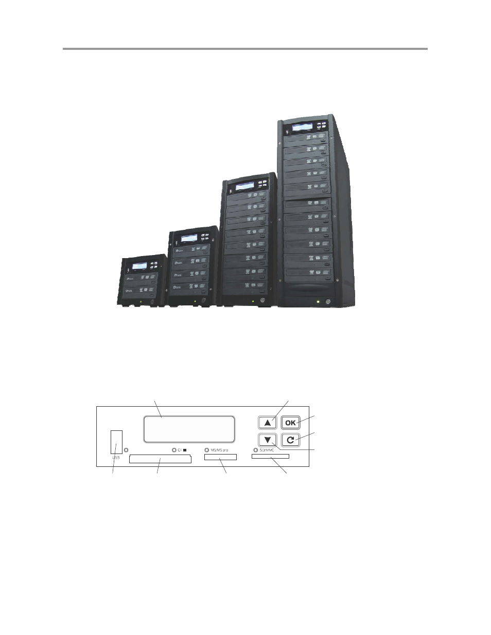 I. introduction, 3. display interface | ILY All-in-One Duplicator User Manual | Page 4 / 43