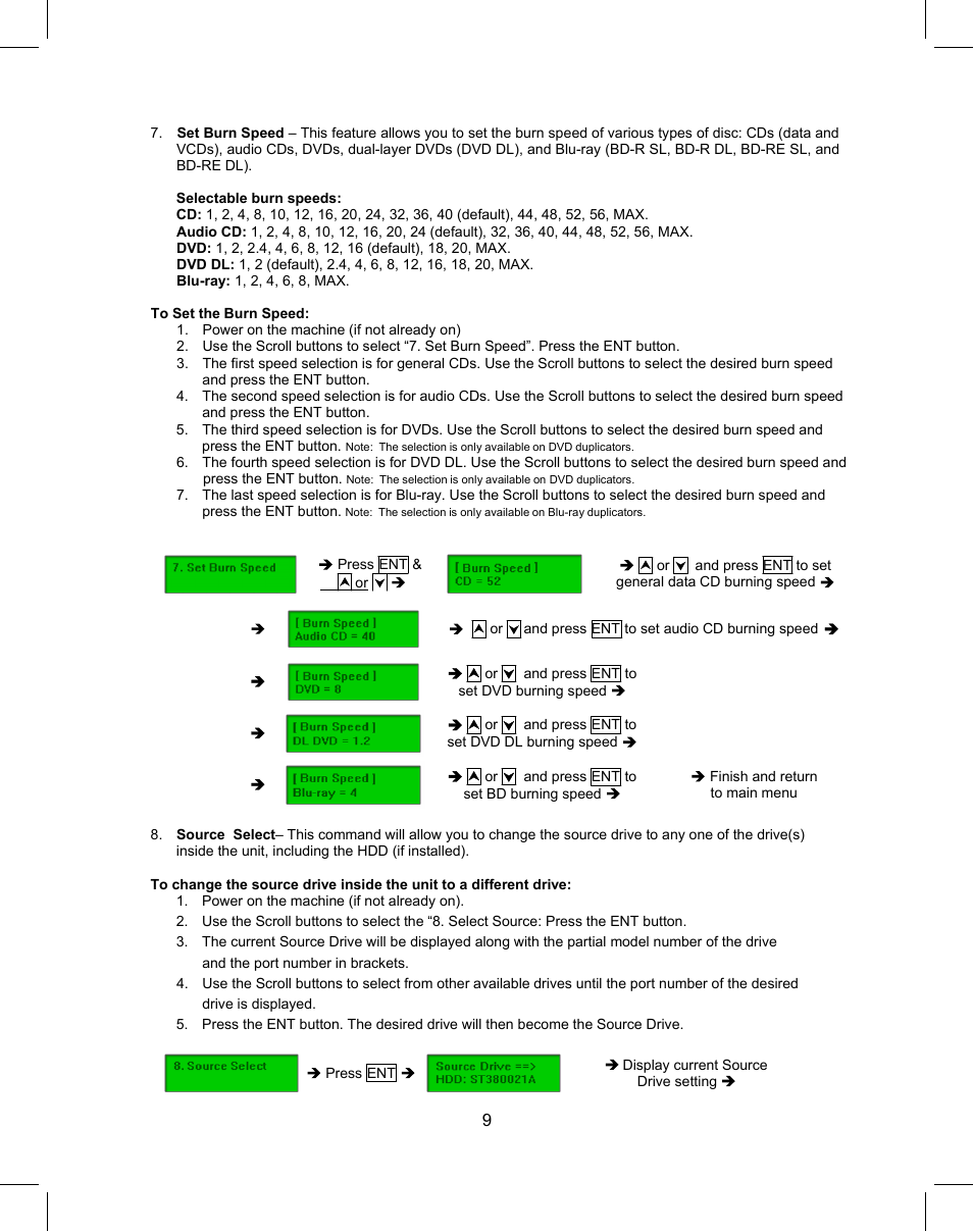 ILY SATA Blu-ray/DVD/CD Duplicator Controller User Manual | Page 11 / 22
