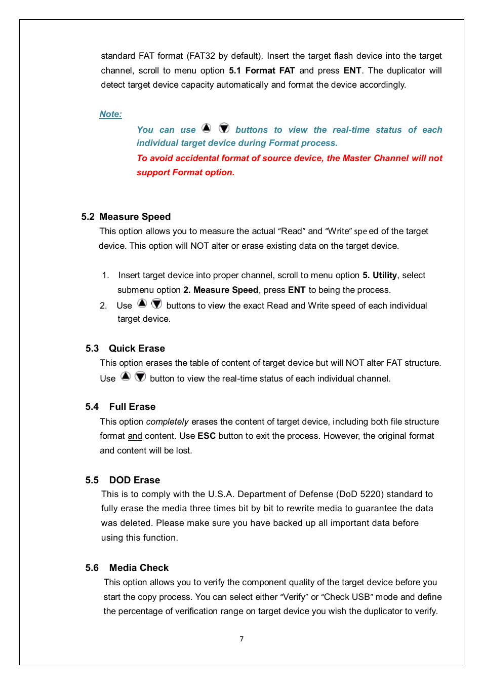 ILY Flash Duplicator USB/FlashMax/CF/SD/eUSB User Manual | Page 8 / 12