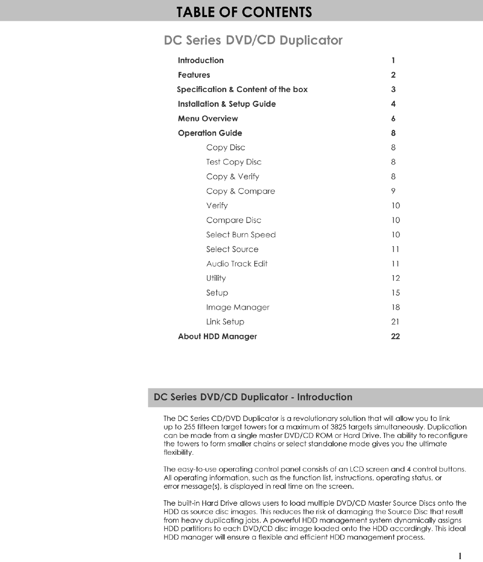 ILY DaisyChian DVD/CD Duplicator Manual User Manual | Page 2 / 24