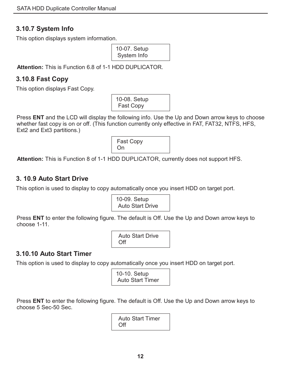 ILY CFast/HDD Duplicator User Manual | Page 13 / 22