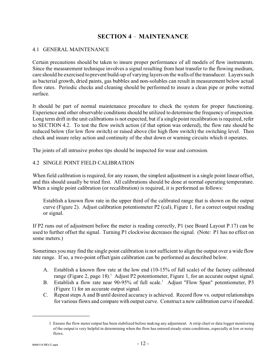 Maintenance | Intek 111D User Manual | Page 14 / 21