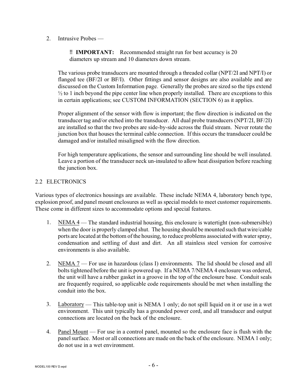 Intek 100 User Manual | Page 8 / 20
