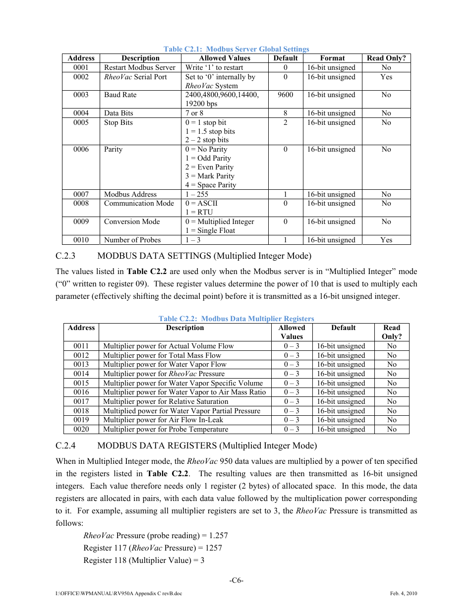 Intek RheoVac 950A User Manual | Page 43 / 49
