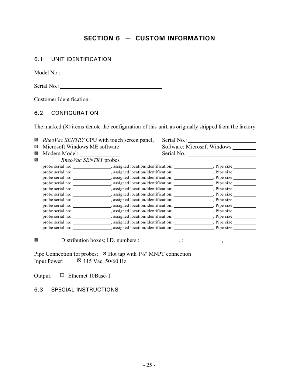 Intek RheoVac SENTRY User Manual | Page 27 / 27