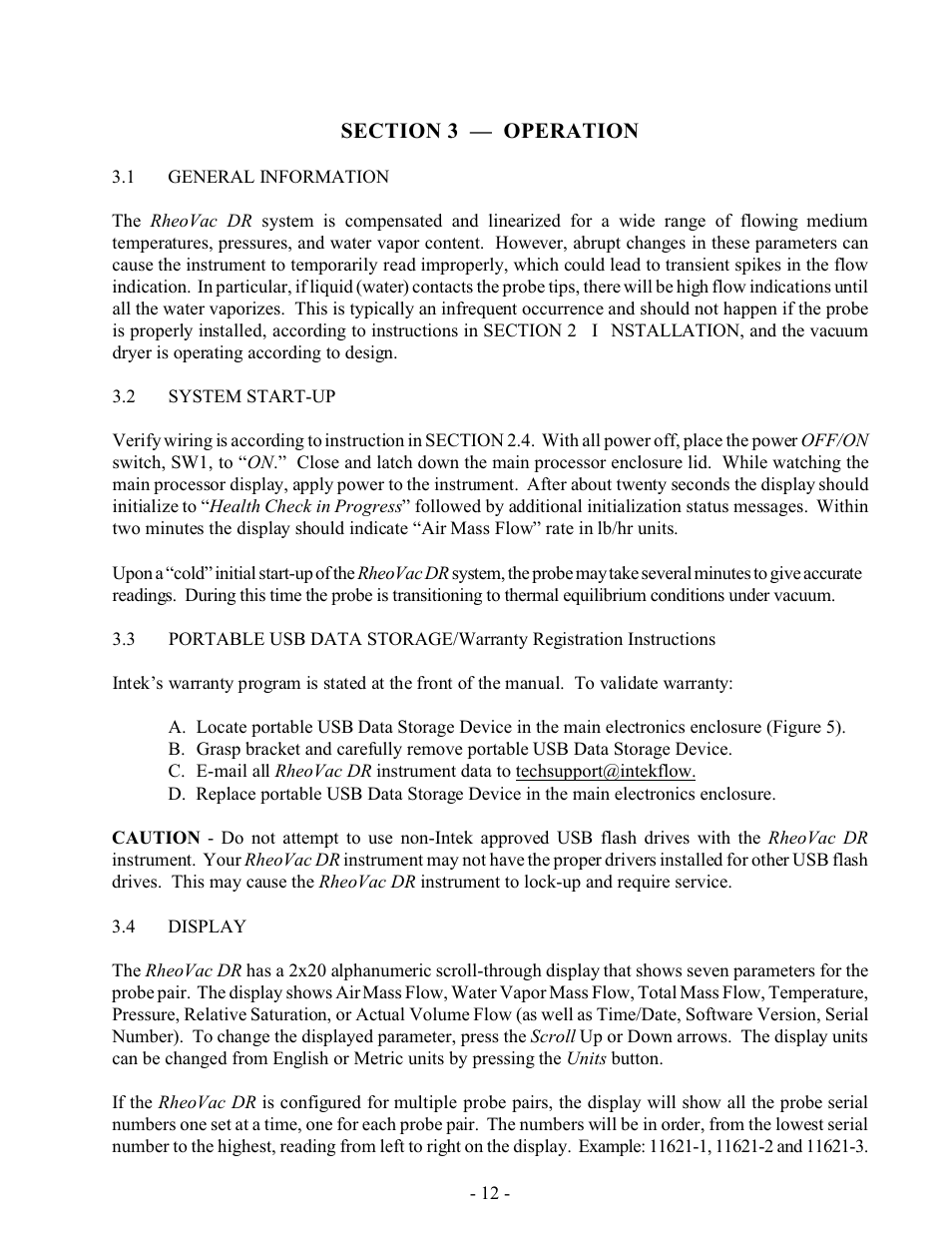 Intek RheoVac DR User Manual | Page 14 / 34