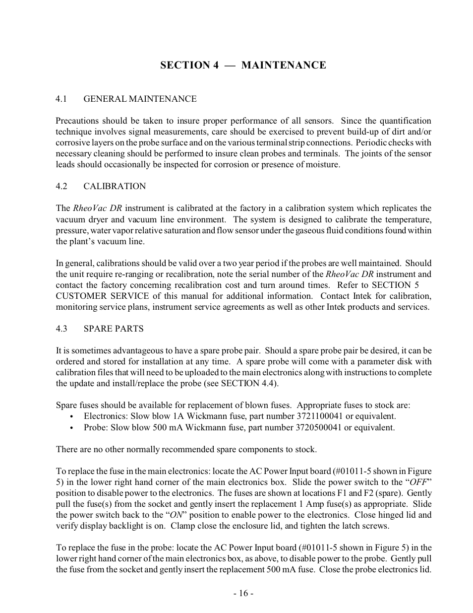 Intek RheoVac DR User Manual | Page 18 / 34