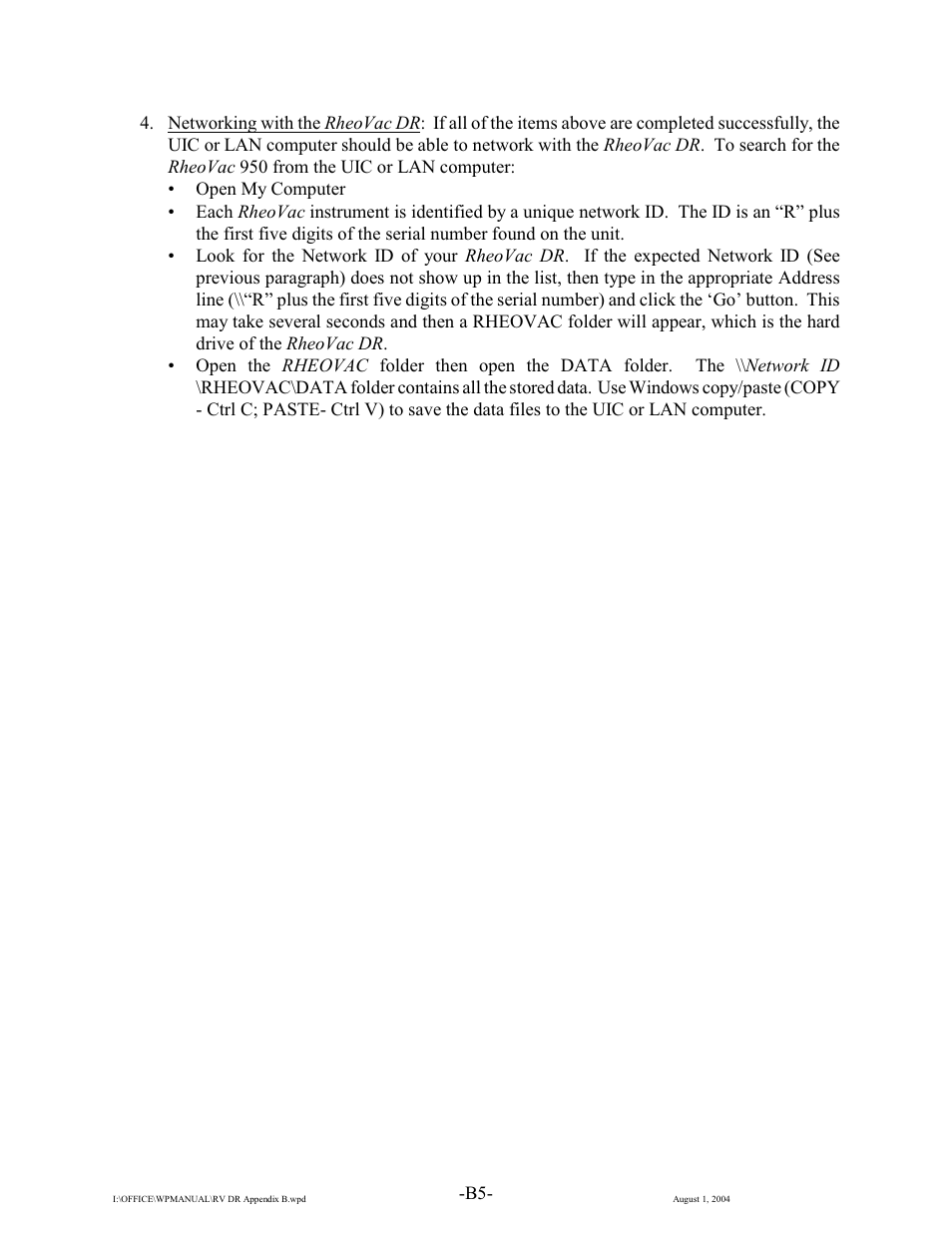 Intek RheoVac DR User Manual | Page 34 / 34