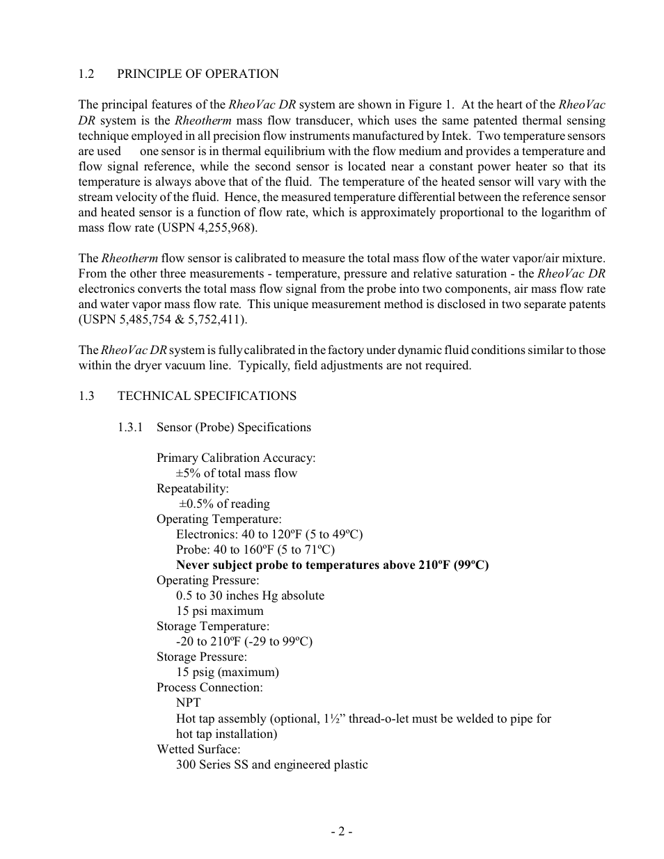 Intek RheoVac DR User Manual | Page 4 / 34