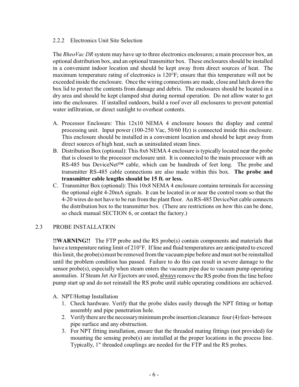 Intek RheoVac DR User Manual | Page 8 / 34