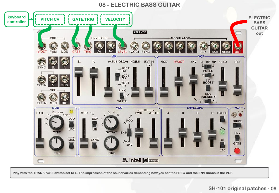 08 - electric bass guitar | Intellijel Atlantis User Manual | Page 105 / 137