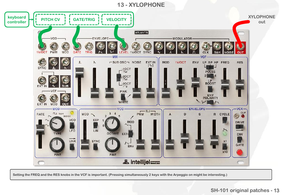 13 - xylophone | Intellijel Atlantis User Manual | Page 110 / 137