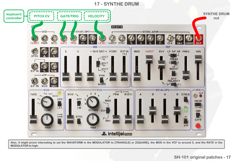 17 - synthe drum | Intellijel Atlantis User Manual | Page 114 / 137