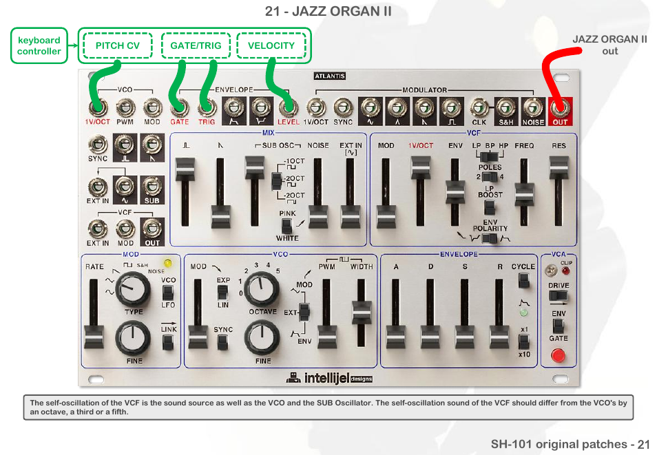 21 - jazz organ ii | Intellijel Atlantis User Manual | Page 118 / 137