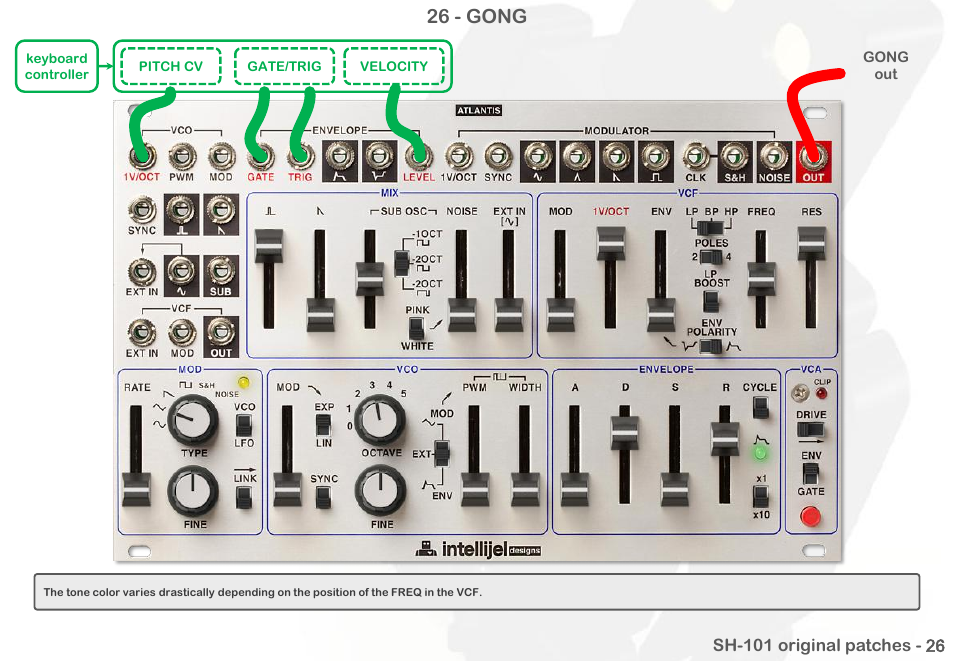 26 - gong | Intellijel Atlantis User Manual | Page 123 / 137