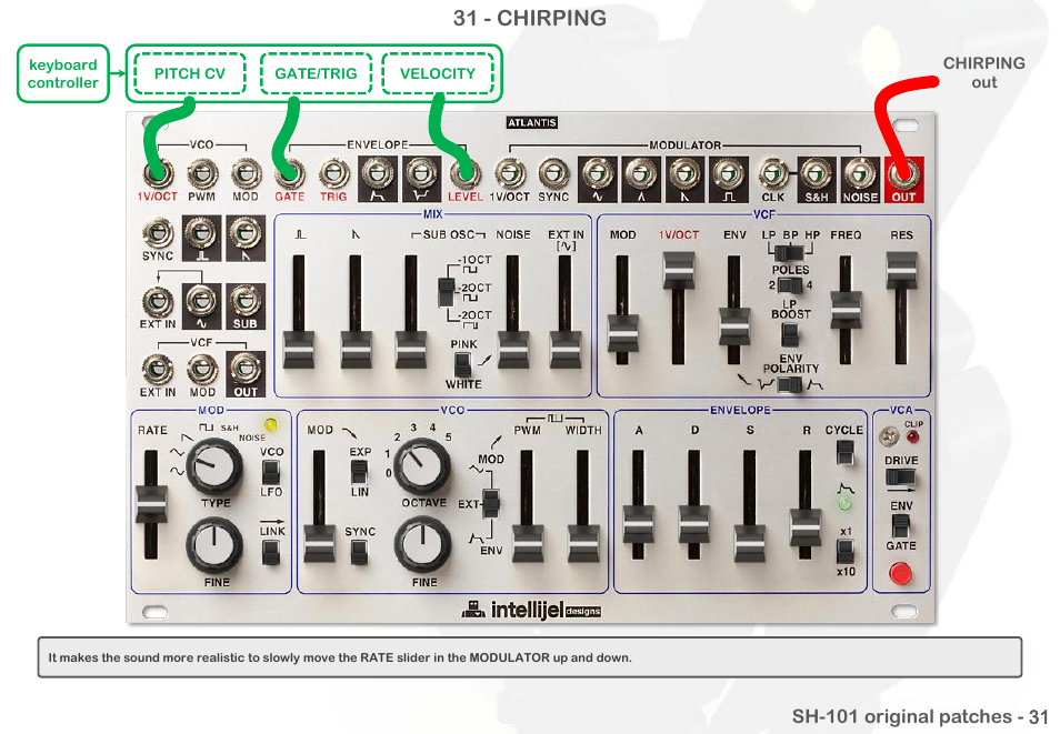 31 - chirping | Intellijel Atlantis User Manual | Page 128 / 137