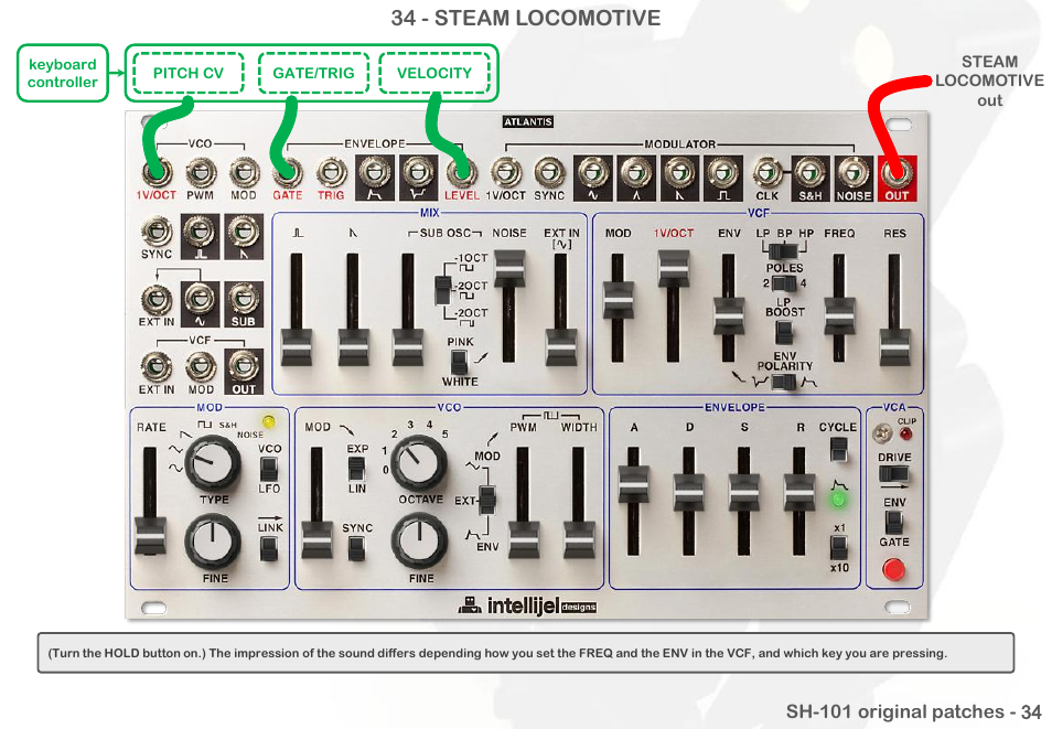 34 - steam locomotive | Intellijel Atlantis User Manual | Page 131 / 137