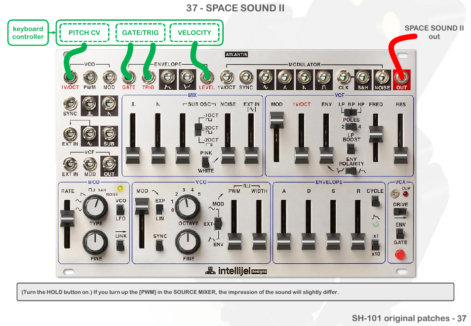 37 - space sound ii | Intellijel Atlantis User Manual | Page 134 / 137