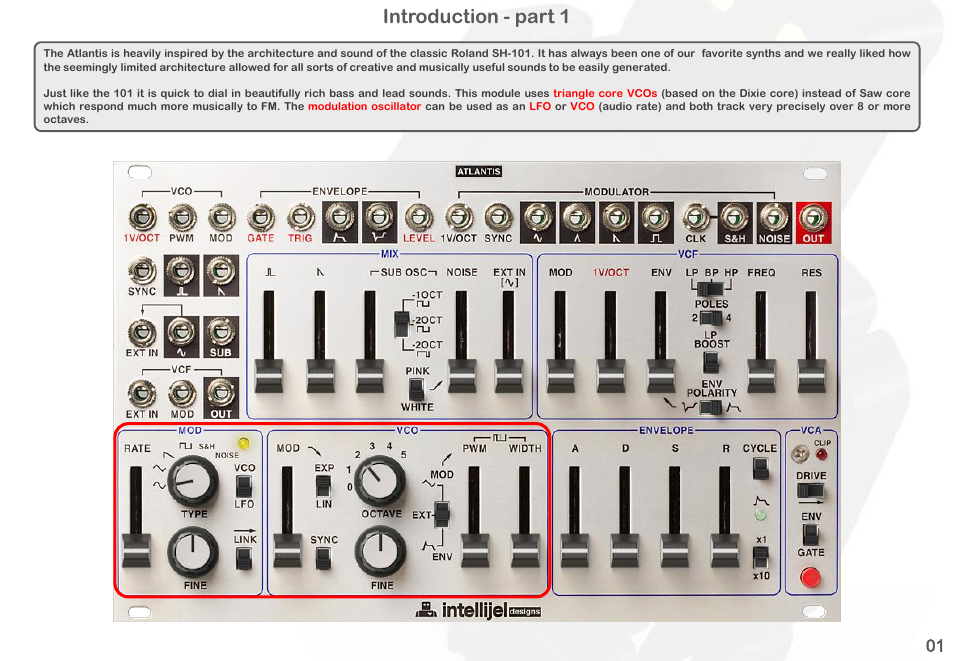 Introduction - part 1 | Intellijel Atlantis User Manual | Page 3 / 137