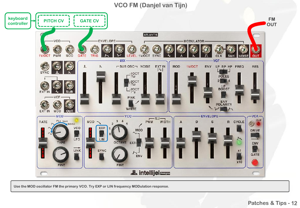 Vco fm (danjel van tijn) | Intellijel Atlantis User Manual | Page 85 / 137