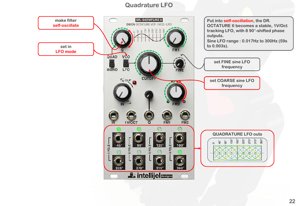 Quadrature lfo | Intellijel Dr. Octature II User Manual | Page 24 / 32