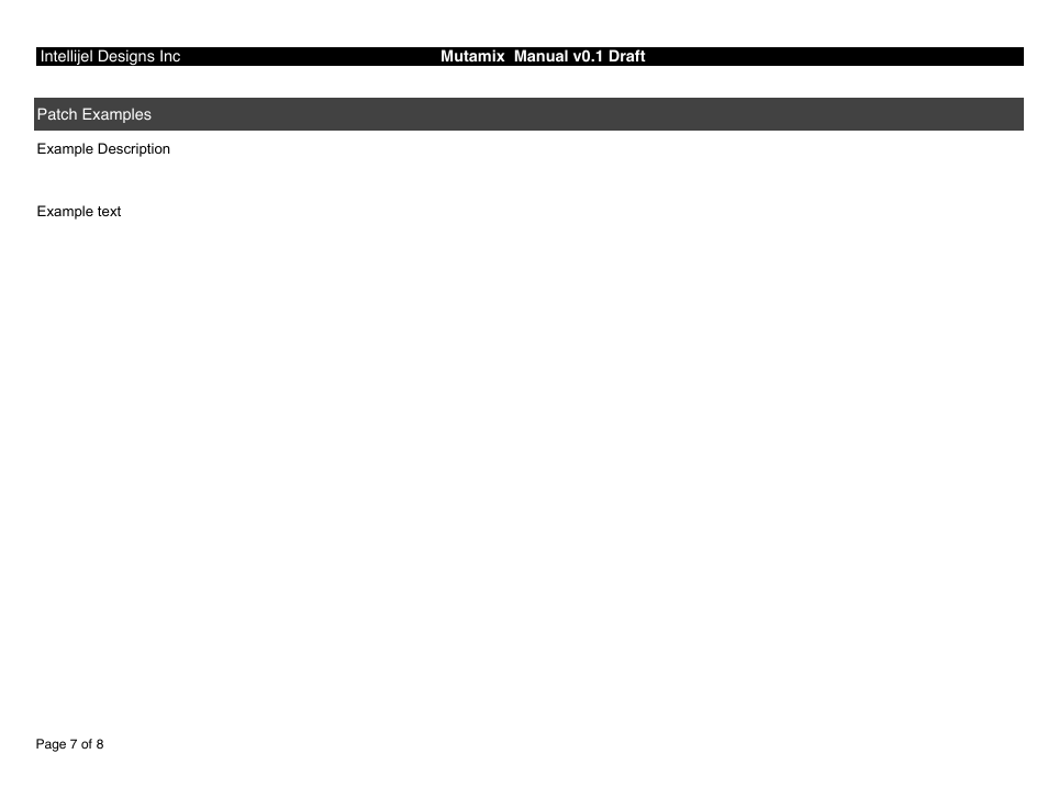 Intellijel Mutamix (DRAFT) User Manual | Page 7 / 8